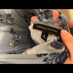 Kendall & Kylie blue floral romper